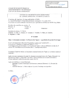 Approbation permis d’aménager